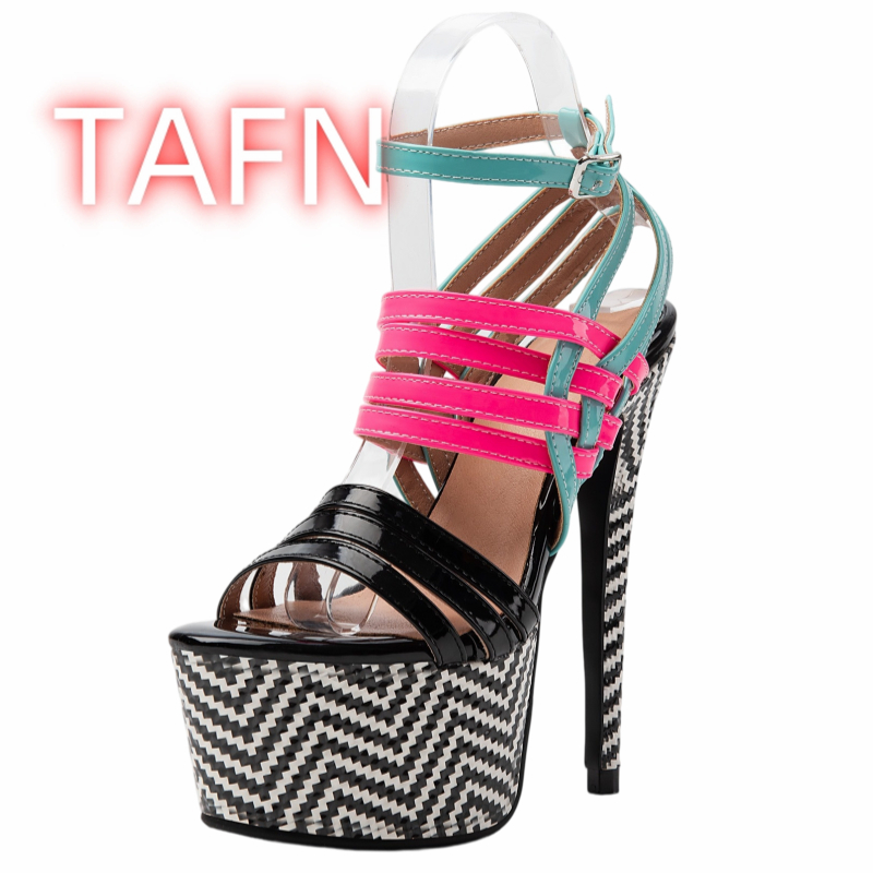 Multicolor Strappy Heels Women - Sandal Strappy Heeled ulasan dan harga