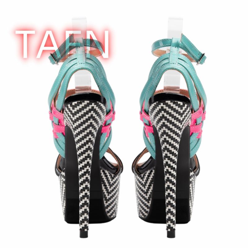 Multicolor Strappy Heels Women - Sandal Strappy Heeled ulasan dan harga