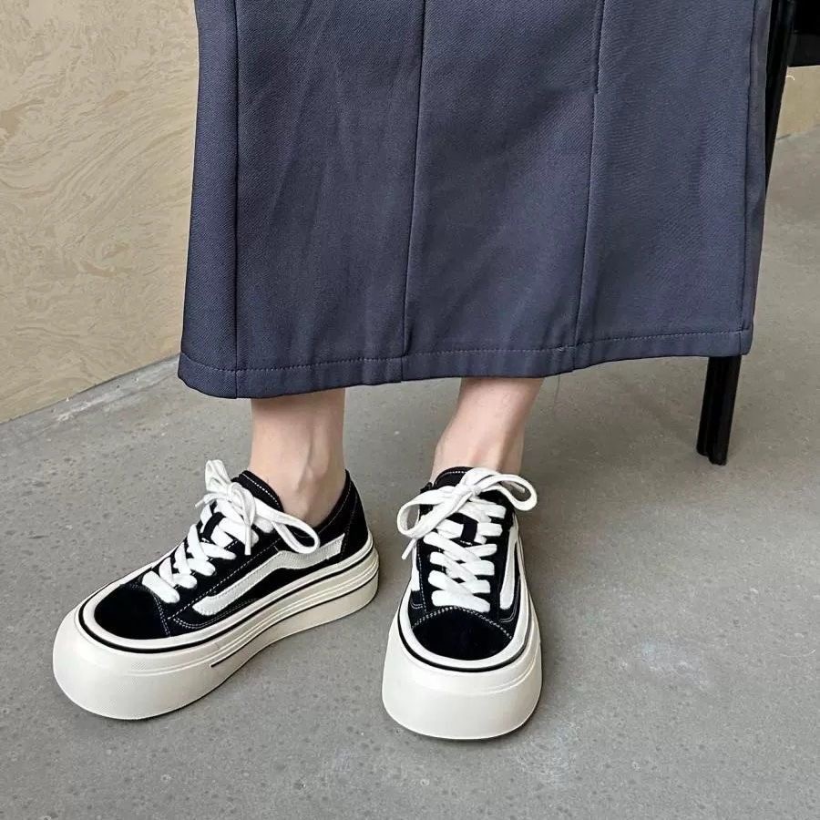 2024 New Adult Female Sneakers - Vans Shoes Old Skool ulasan dan harga