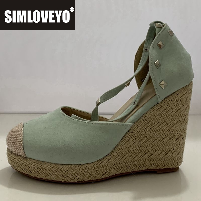 SIMLOVEYO espadrilles Women we - Wedge Espadrille Women ulasan dan harga