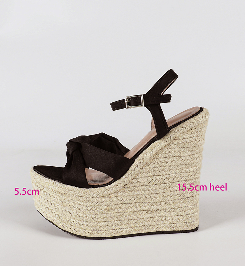LIHUAMAO 15.5cm Heel Pumps Wom - Wedge Espadrille Women ulasan dan harga